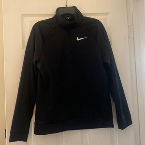 NIKE Black Dry-Fit Pullover, Size M.